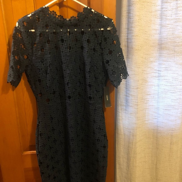 Heartfelt Green Lace Bodycon Midi Dress - Picture 2 of 5